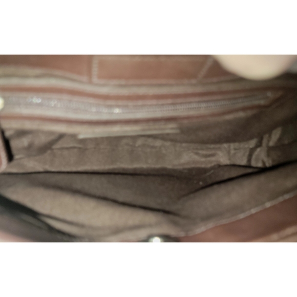 SOLD Coach Vintage Ergo 8319 Y2K Legacy Mocha Demi Leather Hobo Bag - Picture 8 of 14